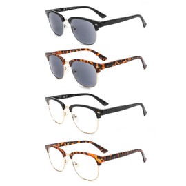 DONGDI Reading Glasses (4 MIX COLOUR, 1.25, Diopters)