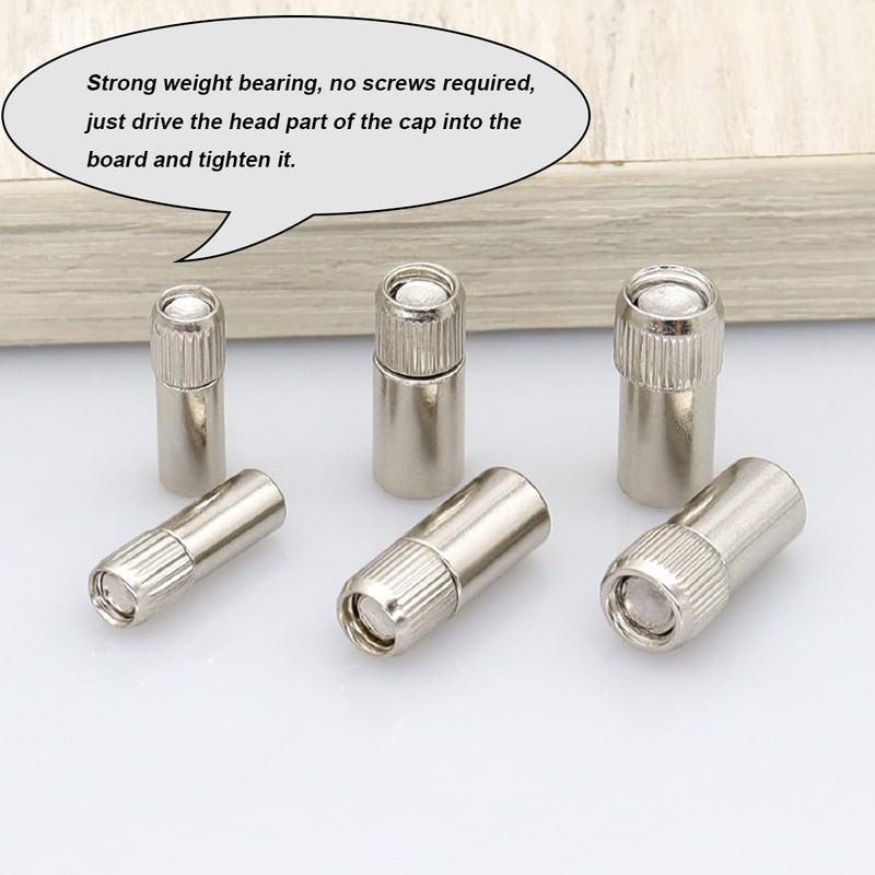 YOWPEY 20Pcs Shelf Support Peg 6 Millimeters Shelf Pins Kit