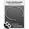Cuban Link Bracelet for Men Thin Chain Bracelet
