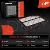 A-Premium 2-PC Engine & Cabin Air Filter with Activated Carbon