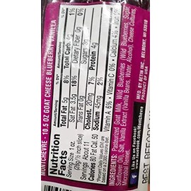 2 pack of 10.5 oz Montchevre Fresh Goat Cheese with Blueberry Vanilla -Kosher - Total 21oz