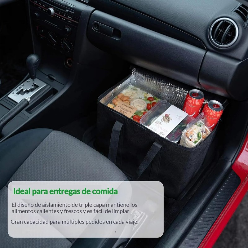 Bolsa Térmica 2 PCS - Aislante Reutilizable, Plegable para Comida