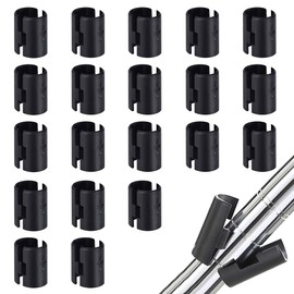 Metal Rack, Metal Frame, Parts, Sleeves, Metal Rack, Stand Fixing, Shelving Section, Metal Mini Sleeve, Shelf, Plastic Clip, Mounting Parts, Durable, Abrasion Resistant, Durable, Durable, Durable, Black, 20 Pairs