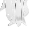 Alessi Pescher DUL03 Ausziehbarer Topfuntersatz, Edelstahl, silber, 2 x 30