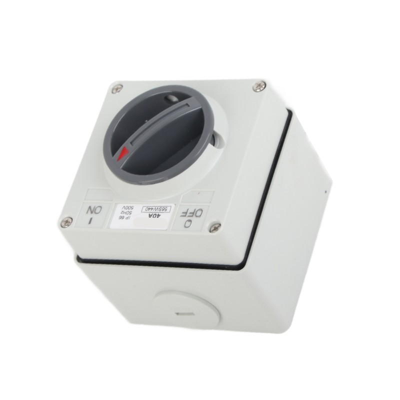 Outdoor Waterproof Switch Socket Isolation Dustproof Rotary OnOff Buttons Indicators