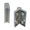 SCHMIDT systemprofile 10 x Hinges, 64 x 44 mm Aluminium