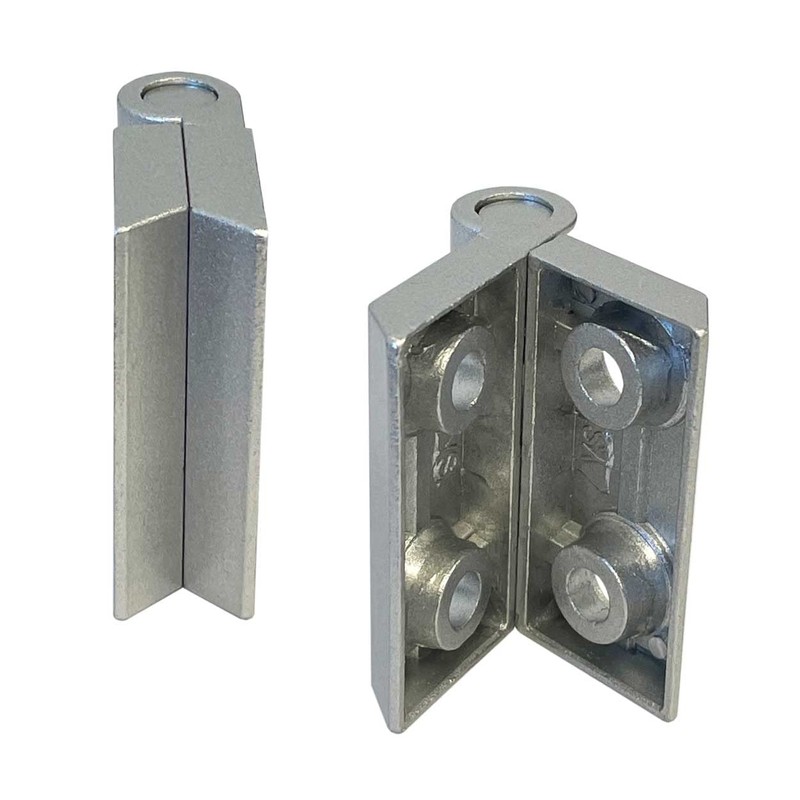 SCHMIDT systemprofile 10 x Hinges, 64 x 44 mm Aluminium