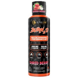 Alpha Lion Burn2O Stim-Free Liquid Thermogenic Shred Berry