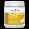 Healthy Care Flaxseed Oil 1000mg 200 Capsules