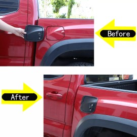 car-king888 Alloy Replace Car Fuel Gas Tank Anti Theft Trim Lock For Toyota Tacoma 2016-2022