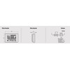 Vemer Chronos Touch Screen Wall Thermostat, VE452900