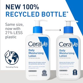 CeraVe - Loción hidratante diaria, 12 onzas