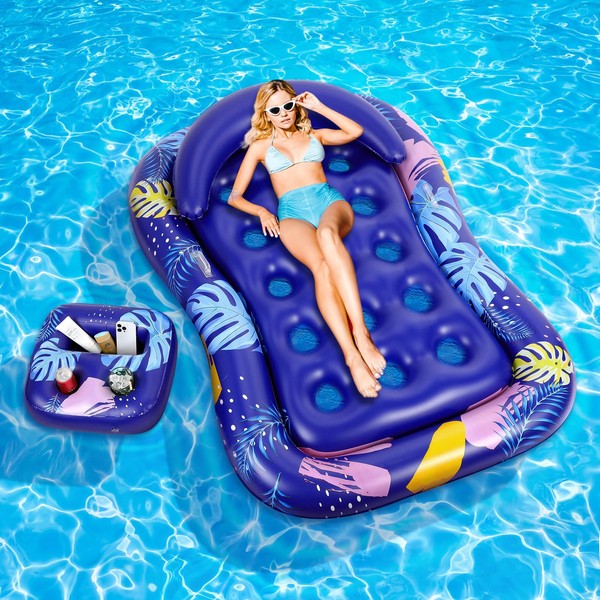 MoKo Inflatable Pool Floats for Adult, Pool Lounger Float Raft