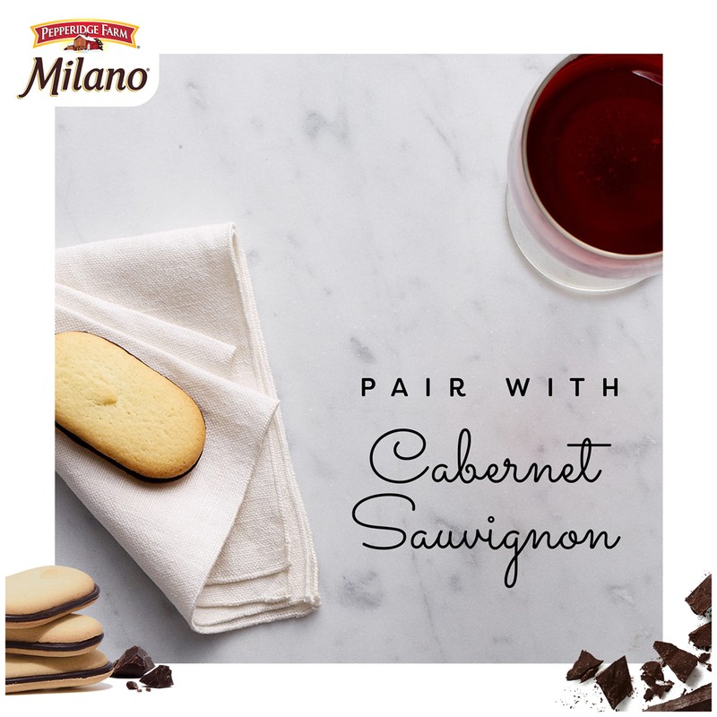 Pepperidge Farm Milano Double Dark Chocolate Cookies, 7.5 OZ Bag