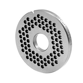 Wolfcut Perforated discs INOX compatible with Edertal meat grinder EM82 LW5, EM82 VL-5 and EM82 (5.0 mm)