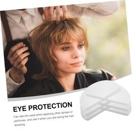 FOMIYES Facial Shield for Haircut 25pcs Hairdressing Mask Eye Cover Hair Protection Barber Supplies
