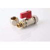Wärmer System 15mm/16mm Red Pex al-pex Ball Valve Brass Compression