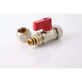 Wärmer System 15mm/16mm Red Pex al-pex Ball Valve Brass Compression Fittings Adapter Reducer