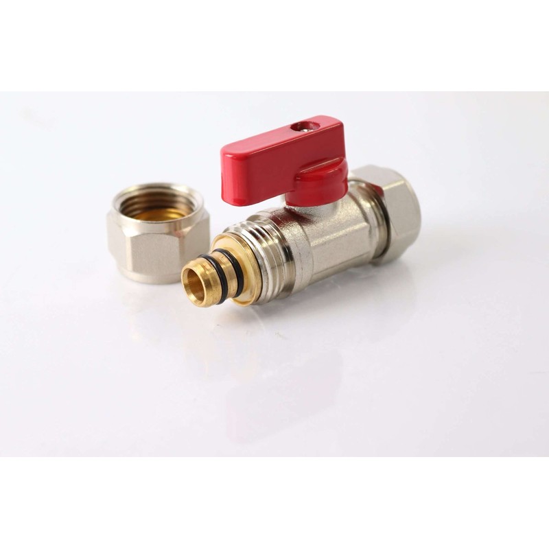 Wärmer System 15mm/16mm Red Pex al-pex Ball Valve Brass Compression