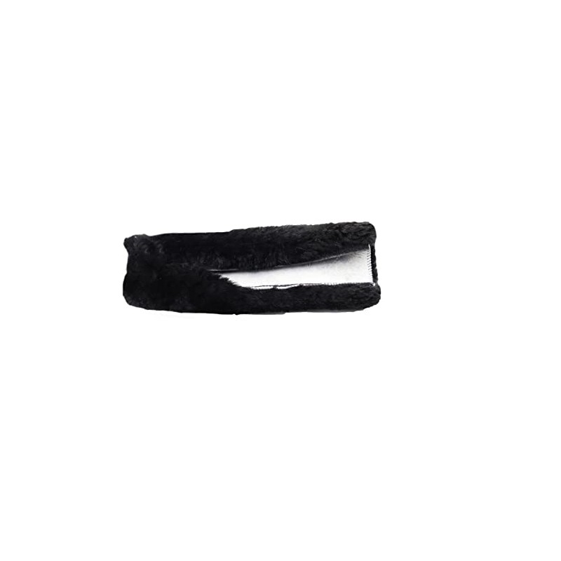 ENGEL GERMANY Sheepskin Neck Band Cover lambskin colour black (Geni)
