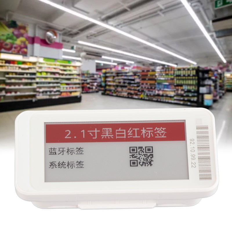 2.1in TFT Screen Electronic Shelf Label Portable ESL Bluetooth Connection