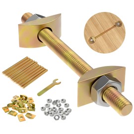 Mdkave Furniture Fastening Connectors: Secure Countertops, Butcher Blocks, Tables, and Bed Frames with Bolt and Nut Hardware, Draw Bolts, and Miter Bolts,Metric-M8