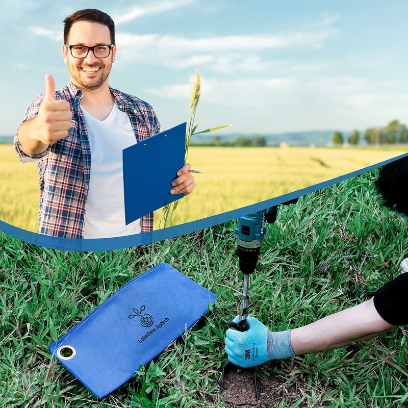 Lakedew Soil Sampler Drill Set No Sweat No Clean up