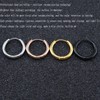 316L Surgical Stainless Steel Huggie Hoop Earrings 14mm Gold Hypoallergenic