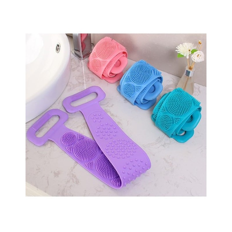 RDRKR Silicone Back Scrubber Exfoliating Body Brush (23.6 Inches Random