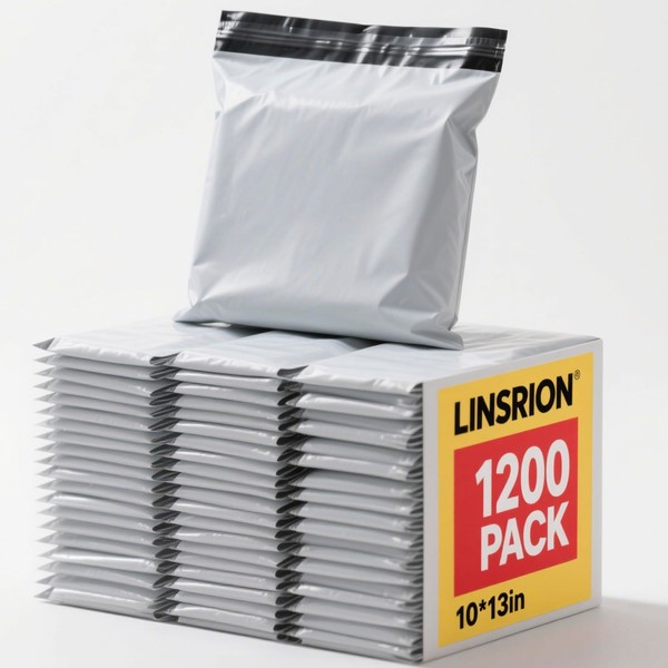 Poly Mailers Shipping Bags 10x13 inch 1200 Pack Packaging Clothes