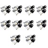 Lsgoodcare 10Pack Security Mailbox Lock Cabinet Drawer Cupboard Cam Lock