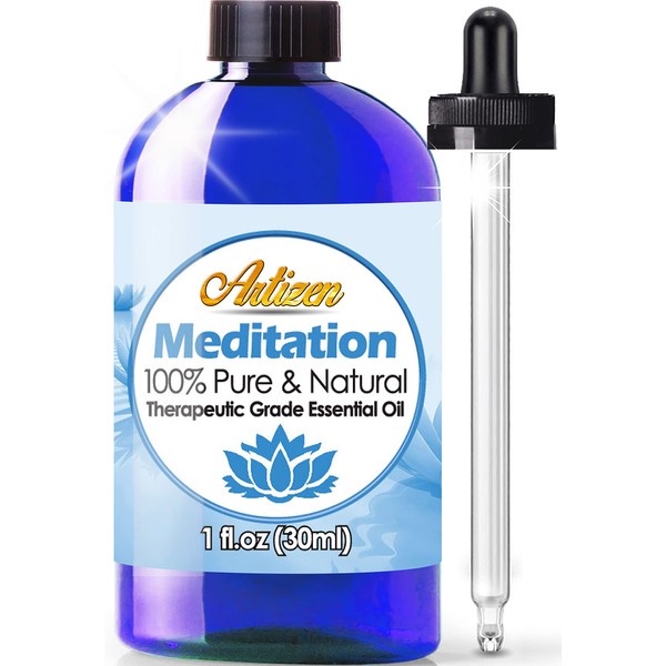 Artizen Meditation Blend Essential Oil (100% Pure & Natural - Undiluted) Therapeutic Grade - Huge 1oz Bottle - Perfect for Aromatherapy, Relaxation, Skin Therapy & More!