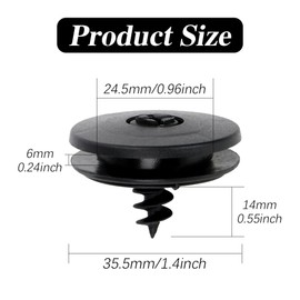 Middrivr 10PCS Car Floor Mat Clips, Rotating Lock Clips, Floor Mat Holder Clips, Car Carpet Clips Holder Clamps, Car Foot Rest Clips, Floor Mat Securing Set Suitable for Car Truck SUV RV Van