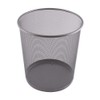 D.RECT Office Waste Paper Bin, 12 L, Wire Mesh Waste