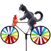 Bike Spinner Tuxedo Cat 20" – Elegant Feline Design, Weather-Resistant