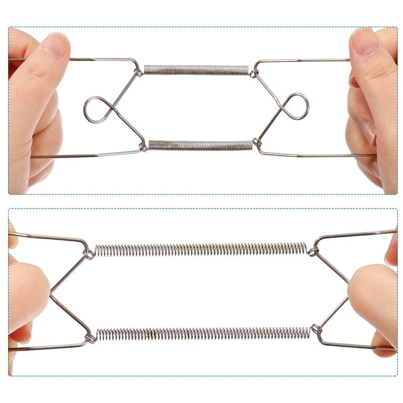 sourcing map Plate Hanger, 12 Inch Stainless Steel Invisible Wall