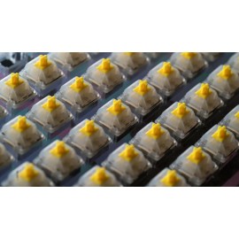Gateron Lubed and Filmed Gateron KS-3 Milky Yellow Pro Linear Switches (90Ct)