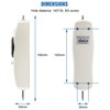 BAOSHISHAN 50lb Push Pull Force Gauge Force Tester Meter with