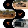 Aspaton Front Splash Guards Fender Liner Shields w/Clips Compatible with