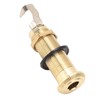 Guitar End Pin Jack Socket Threaded Metal 6.35mm for Bass