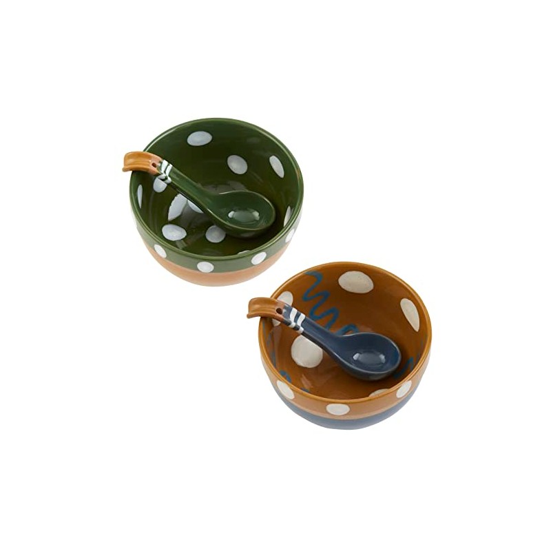 Mud Pie - Juego de salsa pintada, tazón de 3