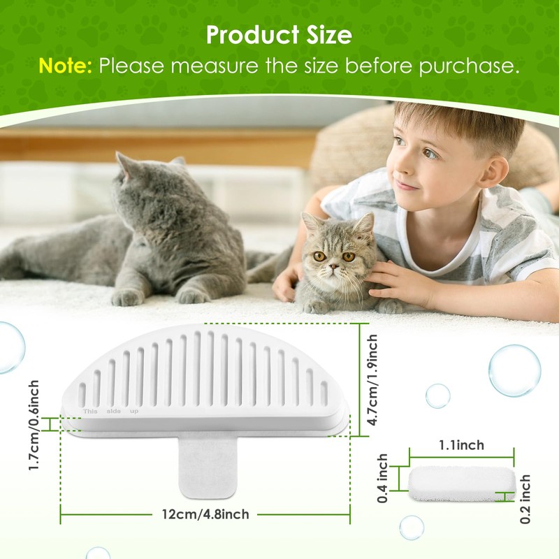 Cat Fountain Filters for Wireless Operated 67oz/2L, 9 Pack Replacement