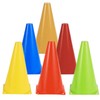 Pack of 12 marking cones, football, 17.5 cm, football training