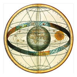 Castle Melamine Celestial Maps Placemats - Set of 4