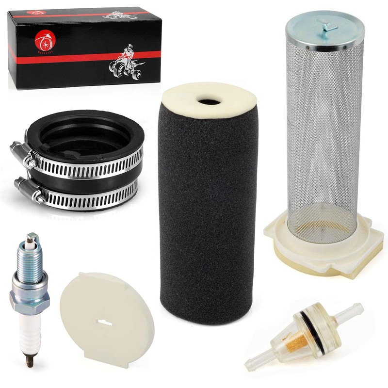 Air Filter Guide End Cap Kit Spark Plug Intake Manifold