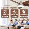 Ceiling Fans with Lights, Low Profile Ceiling Fan with Remote