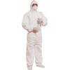 Deltaplus DT221TM Deltatek 6000 Hooded Protective Suit - Disposable, White,