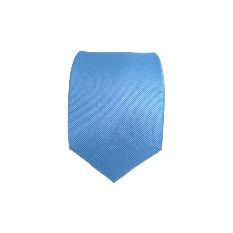 Designer Silk Tie Blue Rep Baby Blue Plain Silk Tie