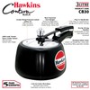Hawkins 3 Litre Contura Black Pressure Cooker, Hard Anodised Inner