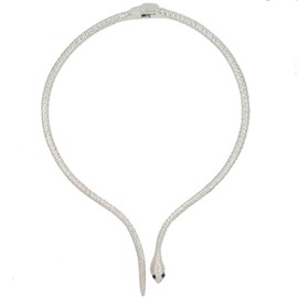 BSLVWG Vintage Snake Choker Necklace, Egyptian Golden Snake Necklace, Punk Necklace, Hip Pop Jewlry for Women, Metal